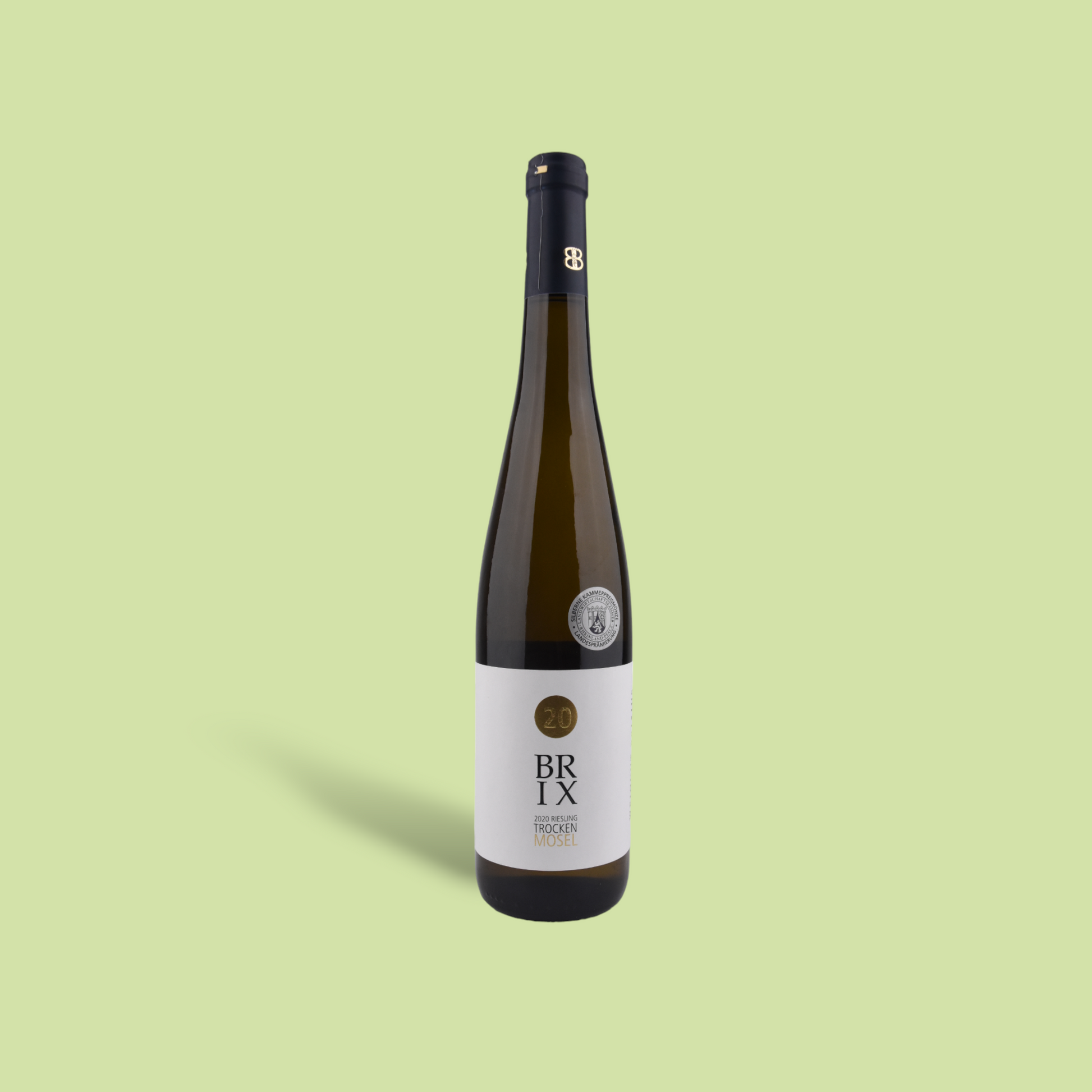 Brix Riesling Spätlese Trocken 2020 – butelka niemieckiego Rieslinga z późnego zbioru o skoncentrowanym smaku i aromatach dojrzałych gruszek oraz jabłek